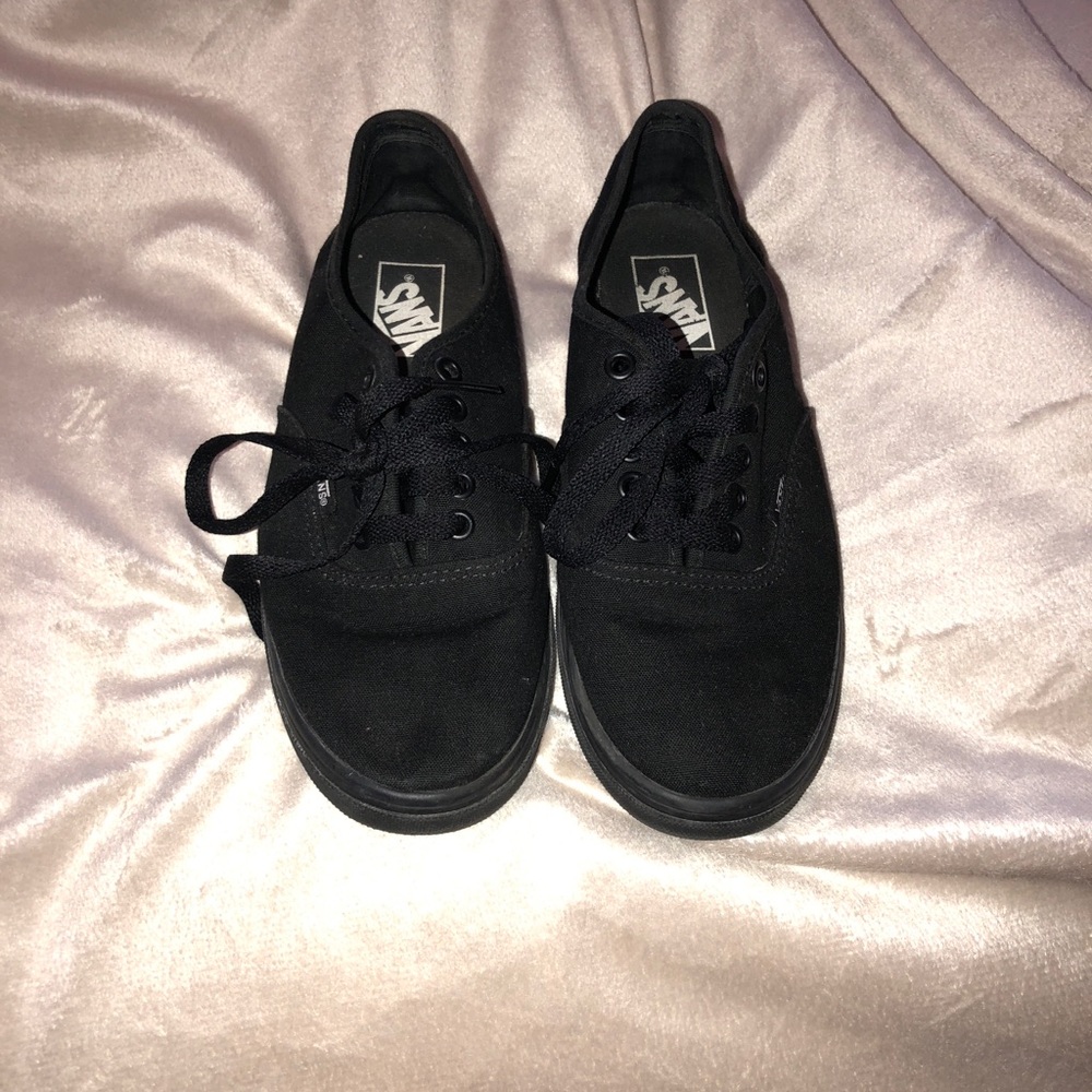 All black vans